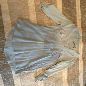 Dynamite Baby Blue 3/4 length sleeve top - women’s